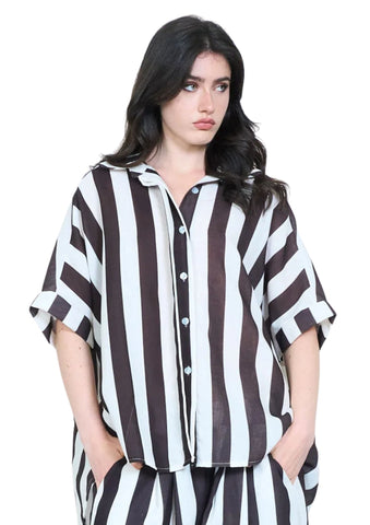 NAZARRO _ Oversize Streifenbluse