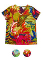 ORIENTIQUE _ Shirt V-Neck
