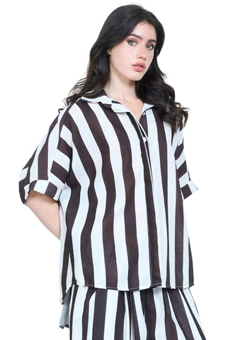 NAZARRO _ Oversize Streifenbluse