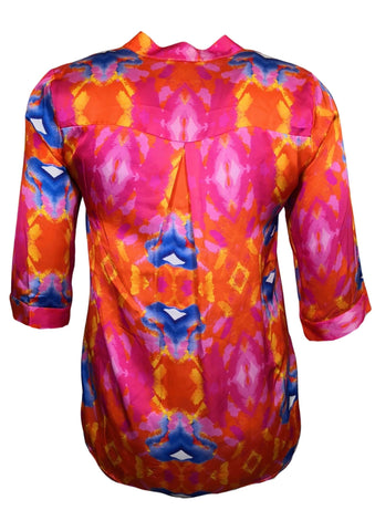 PC  _ Bluse Satin Pink - Orange