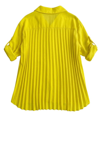 LA BASS _ Viskose Bluse Plisée