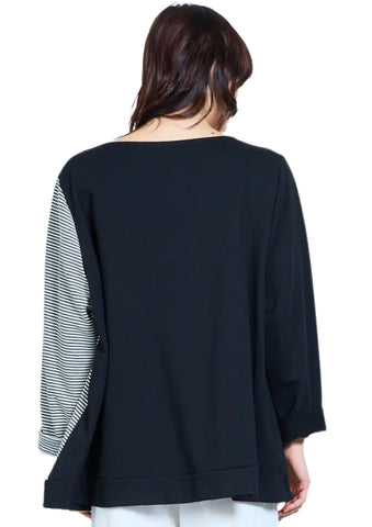 VINT _ Oversize Streifen Pullover