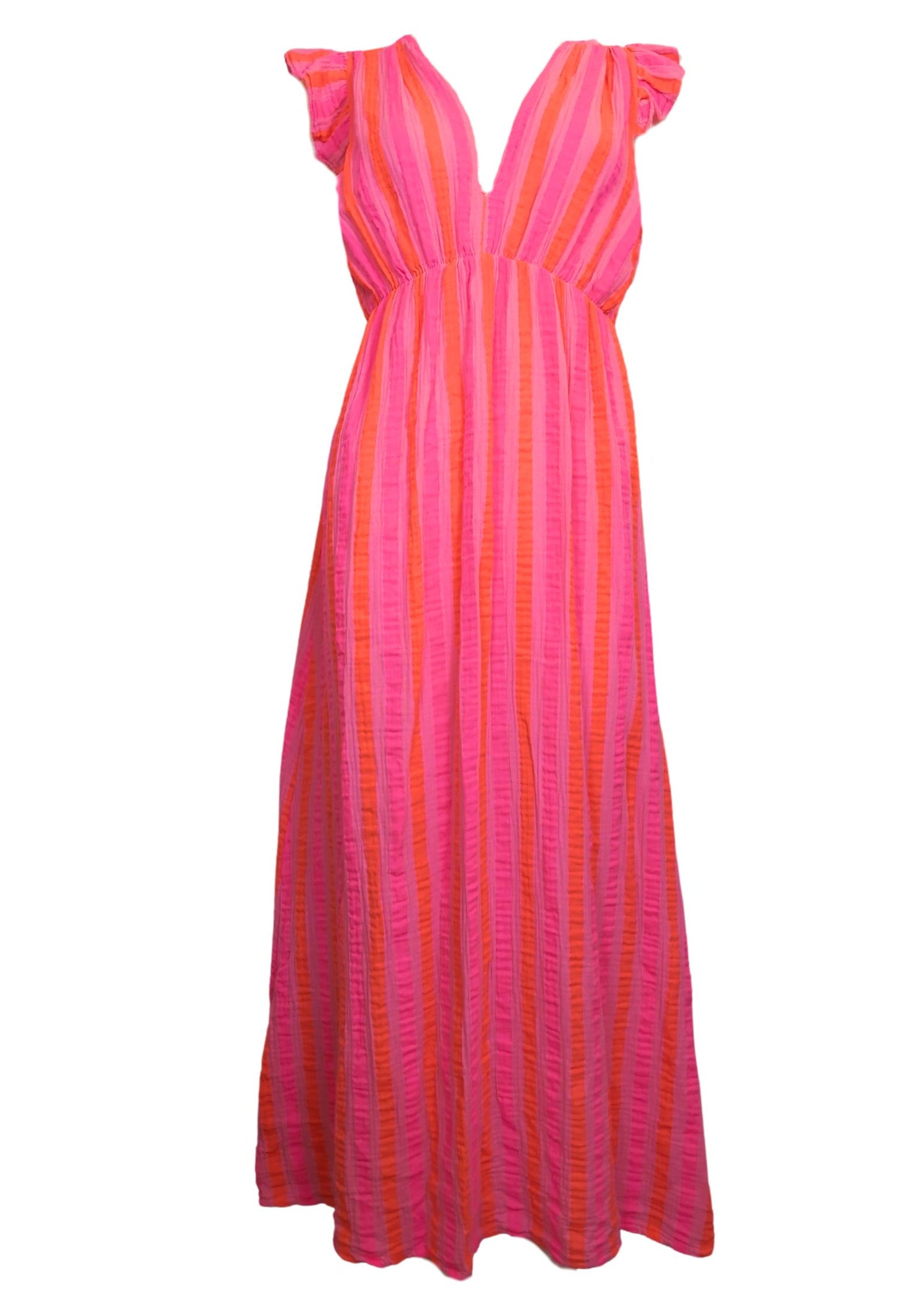PC  _ Kleid Musselin Neon Stripe