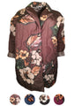 Produktbild MII _ Steppjacke Flowers Farbe~Schokobraun Farbe~Blau Farbe~Beere Farbe~Schwarz 