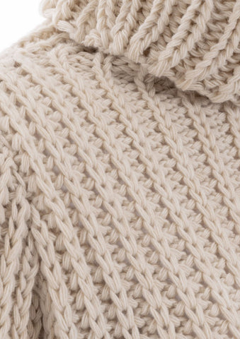 KNIT FACTORY _ Kris Rollkragen Strickpullover