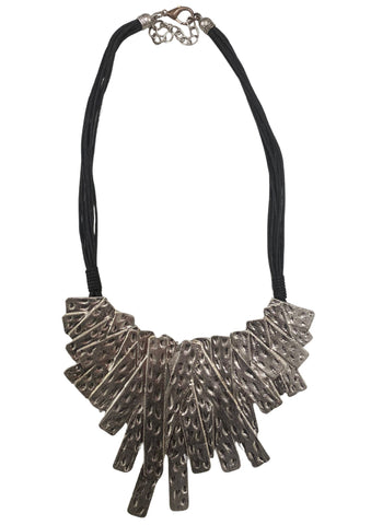 KETTE _ Statement Kette Lederband