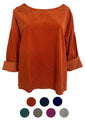 Produktbild MII _ Babycord Shirt  Farbe~Rost Farbe~Marine Farbe~Schwarz Farbe~Tannengrün Farbe~Beere Farbe~Schlamm Farbe~Beige 