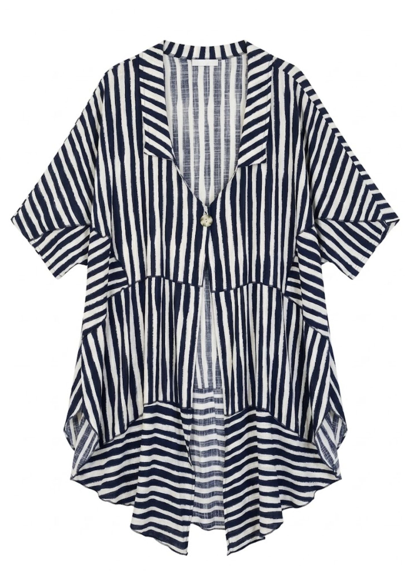 AKH _ Oversize Sommermantel Striped