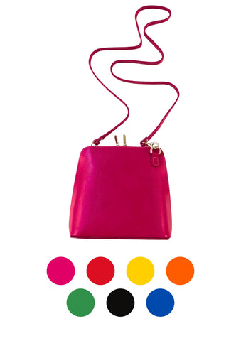 MII _ Klassische Handtasche Echtleder