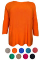 Produktbild MII _ Pullover Oversize Farbe~Schlamm Farbe~Orange Farbe~Royalblau Farbe~Petrol Farbe~Bordeaux Farbe~Pink Farbe~Grün Farbe~Camel Farbe~Schwarz 