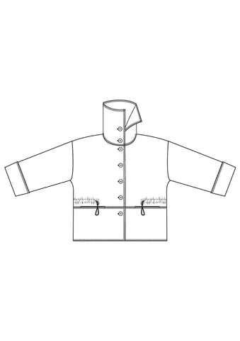 NOEN _ Wollwalk Kurzjacke