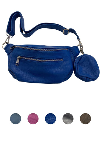 MII _ Hochwertige Bauchtasche mit Coin - Bag aus Leder