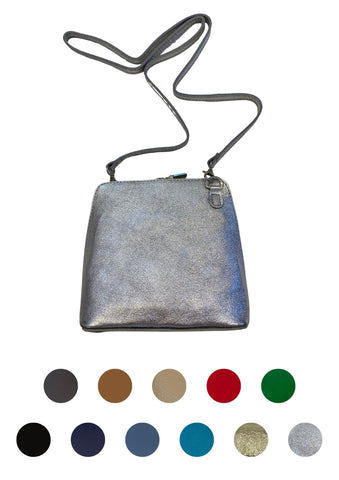 MII _ Klassische Handtasche Echtleder