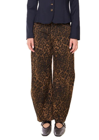 CB _ Barrel Jeans Leoprint