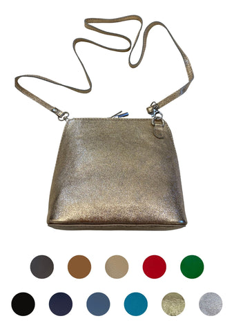 MII _ Klassische Handtasche Echtleder