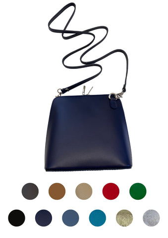 MII _ Klassische Handtasche Echtleder