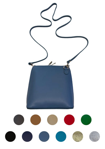MII _ Klassische Handtasche Echtleder