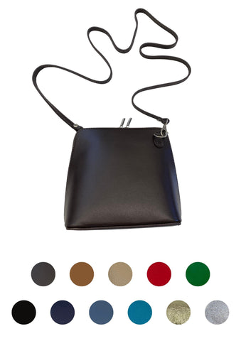 MII _ Klassische Handtasche Echtleder