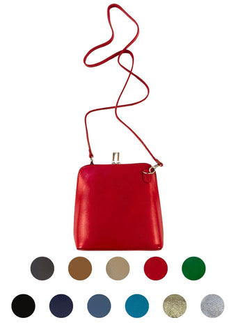 MII _ Klassische Handtasche Echtleder