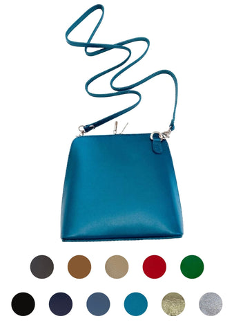 MII _ Klassische Handtasche Echtleder