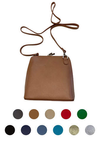 MII _ Klassische Handtasche Echtleder