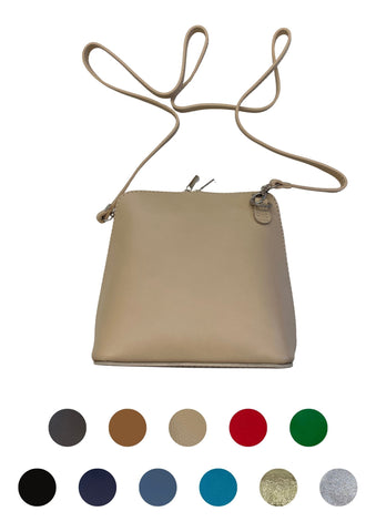 MII _ Klassische Handtasche Echtleder