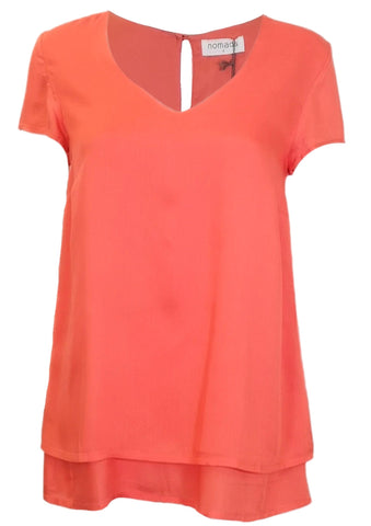 NOMADS _ Double Blouse Papaya
