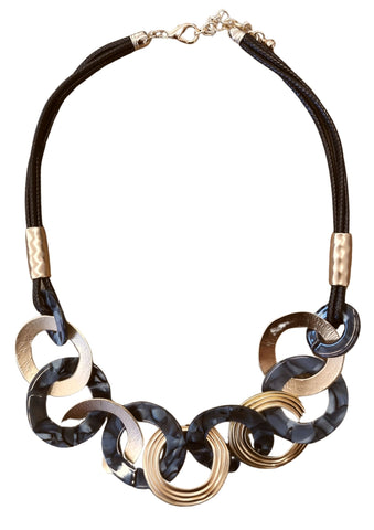 KETTE _ Marmor Gold Kurz