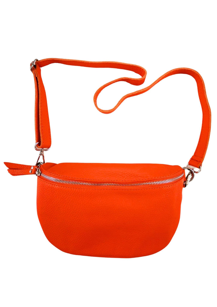Produktbild MII _ Hochwertige Bauchtasche/Crossbody Bag Leder Farbe~Orange 