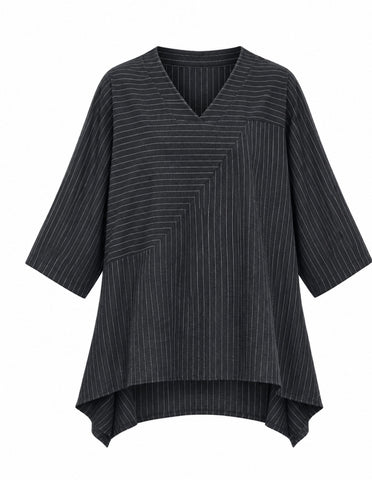 VINT _ Shirt Nadelstreifen