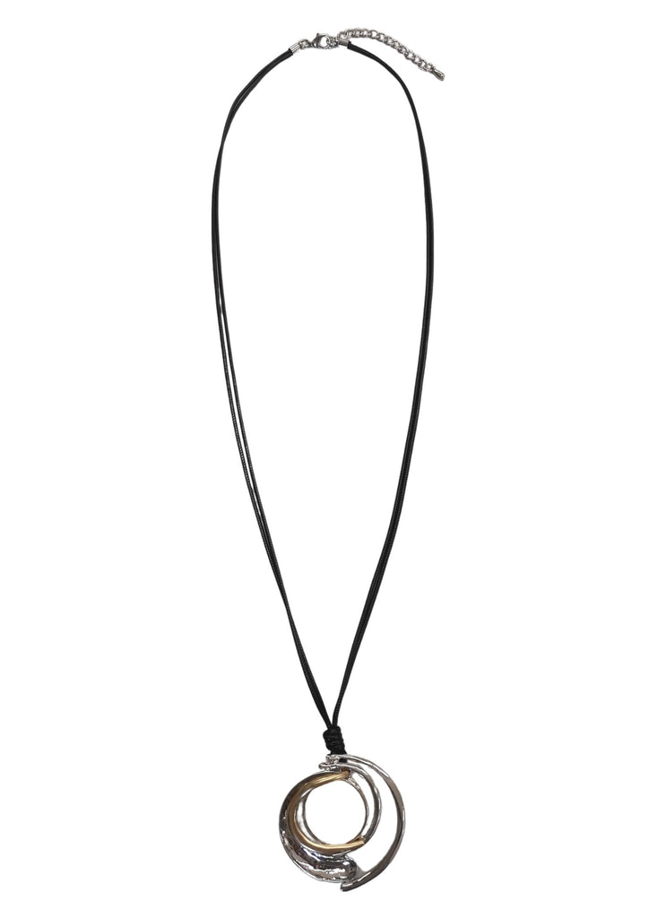 KETTE _ Lederband weißer Stein