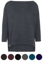 Produktbild KNIT FACTORY _ 	Kylie Bigsize Strickpullover Farbe~Anthrazit  Größe~46/54 