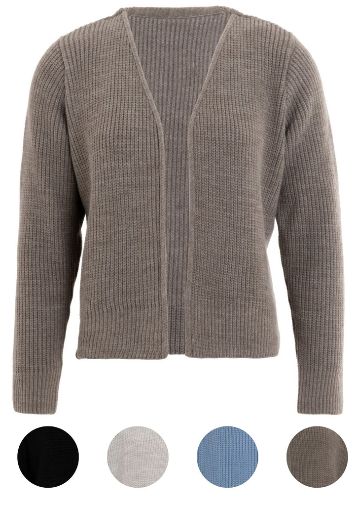 Produktbild KNIT FACTORY _ 	Lenny Kurze Strickjacke Farbe~Marron  Größe~36/38 Größe~40/42 