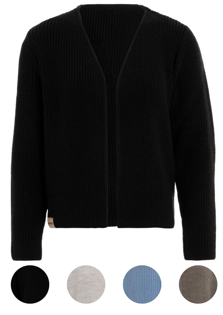 Produktbild KNIT FACTORY _ 	Lenny Kurze Strickjacke Farbe~Schwarz  Größe~36/38 Größe~40/42 