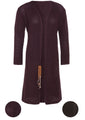 Produktbild KNIT FACTORY _ Luna Bigsize Strickjacke  Farbe~Aubergine  Größe~46/48 Größe~50/52 