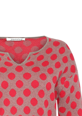 *MANSTED _ Strickpullover SNOOPY DOTS