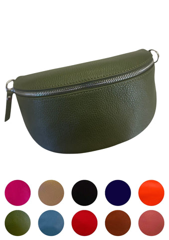 MII _ Hochwertige Bauchtasche/Crossbody Bag Leder