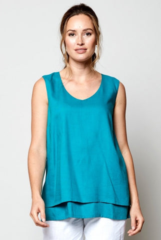 NOMADS _ Double Blouse Lagoon