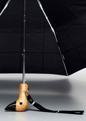 ORIGINAL DUCKHEAD _ ODH Regenschirm Entenkopf Black Grid