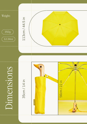 ORIGINAL DUCKHEAD _ ODH Regenschirm Entenkopf Yellow