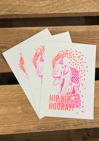 TOGETHERY Postkarte _ Hip Hip Hooray!