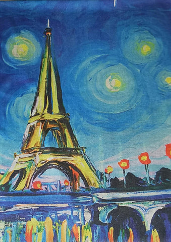 DF _ Schal „Sternennacht über der Rhone“ Vincent Van Gogh