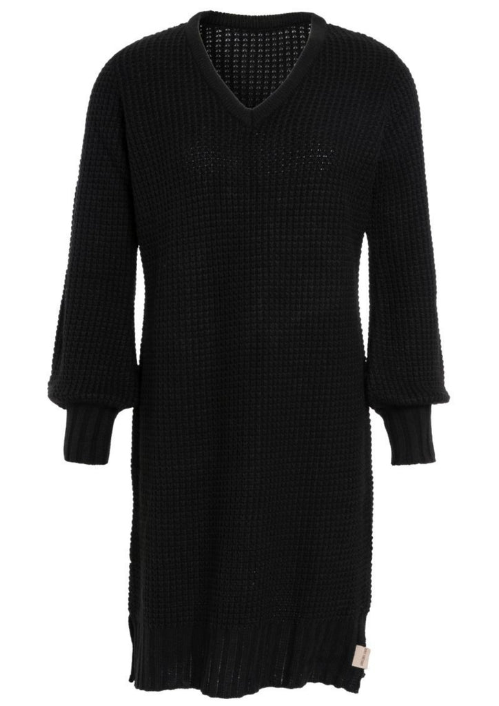 Produktbild KNIT FACTORY _ Robin Strickkleid Farbe~Schwarz  Größe~36/38 Größe~40/42 