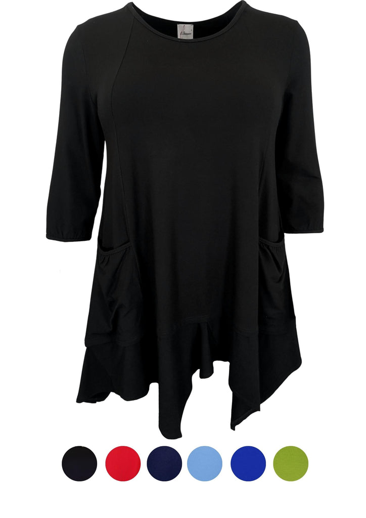 Produktbild SANI _ Aurelie Tunic Farbe~Schwarz  Größe~M Größe~L Größe~XL 