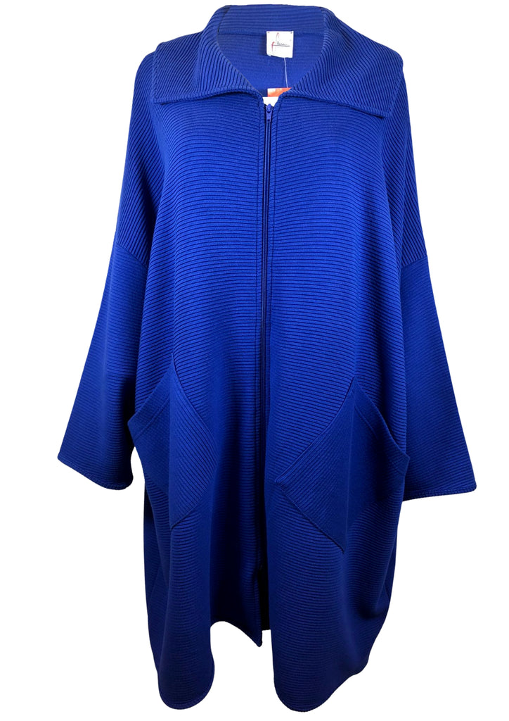 Produktbild SANI _ Clara Coat Rippe Farbe~Royalblau 